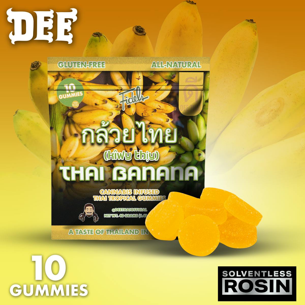 Fidels Banana Gummies