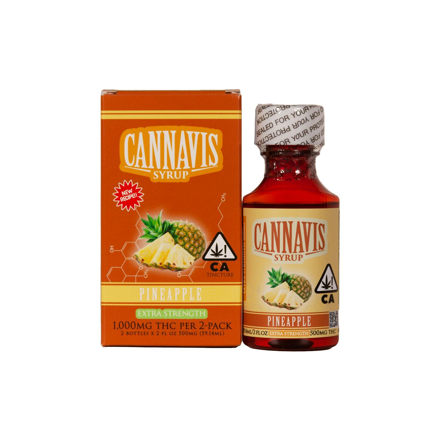 1,000mg Pineapple Syrup Tincture Box