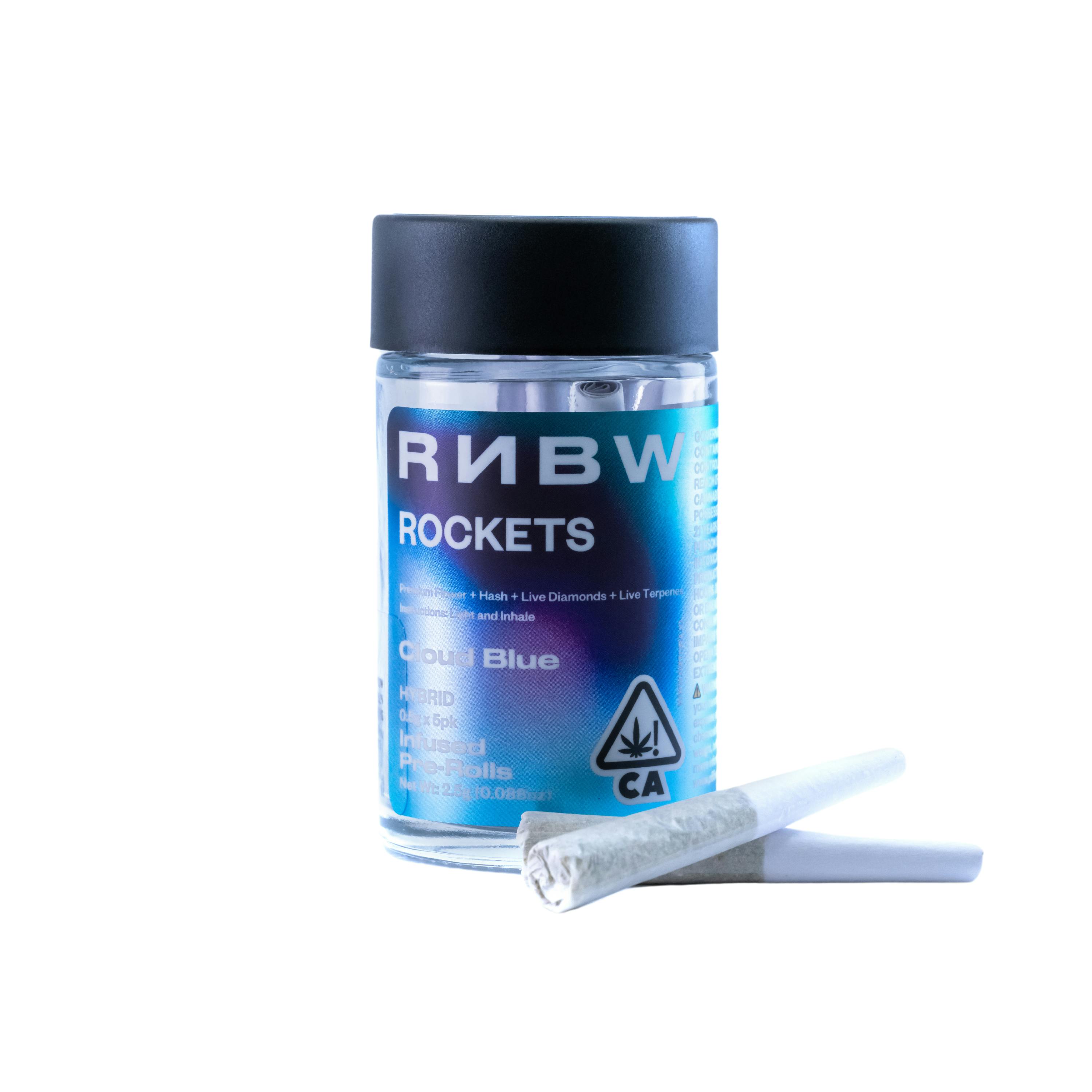 RNBW Rocket | Cloud Blue | Infused Minis | 0.5g each | 5pk