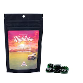 Highbrow Hash Rosin Watermelon Punch Gummies 250mg