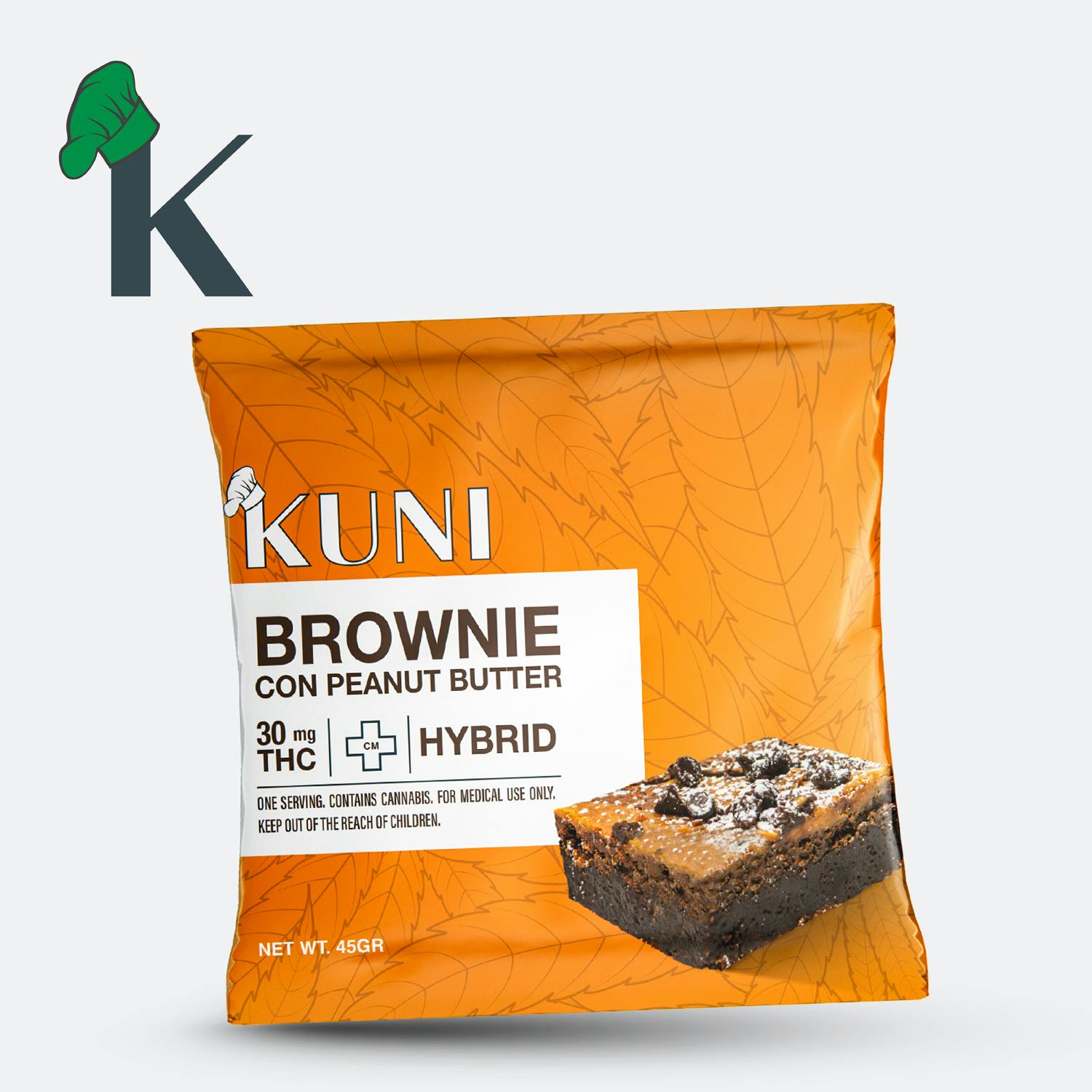 Brownie de Peanut Butter - 30 MG - Kuni