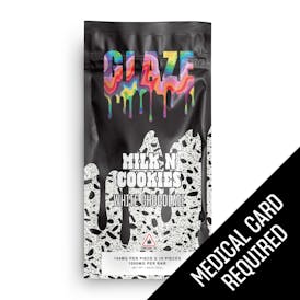 Glaze | Milk N' Cookies White Chocolate Bar | 1000mg (MED)