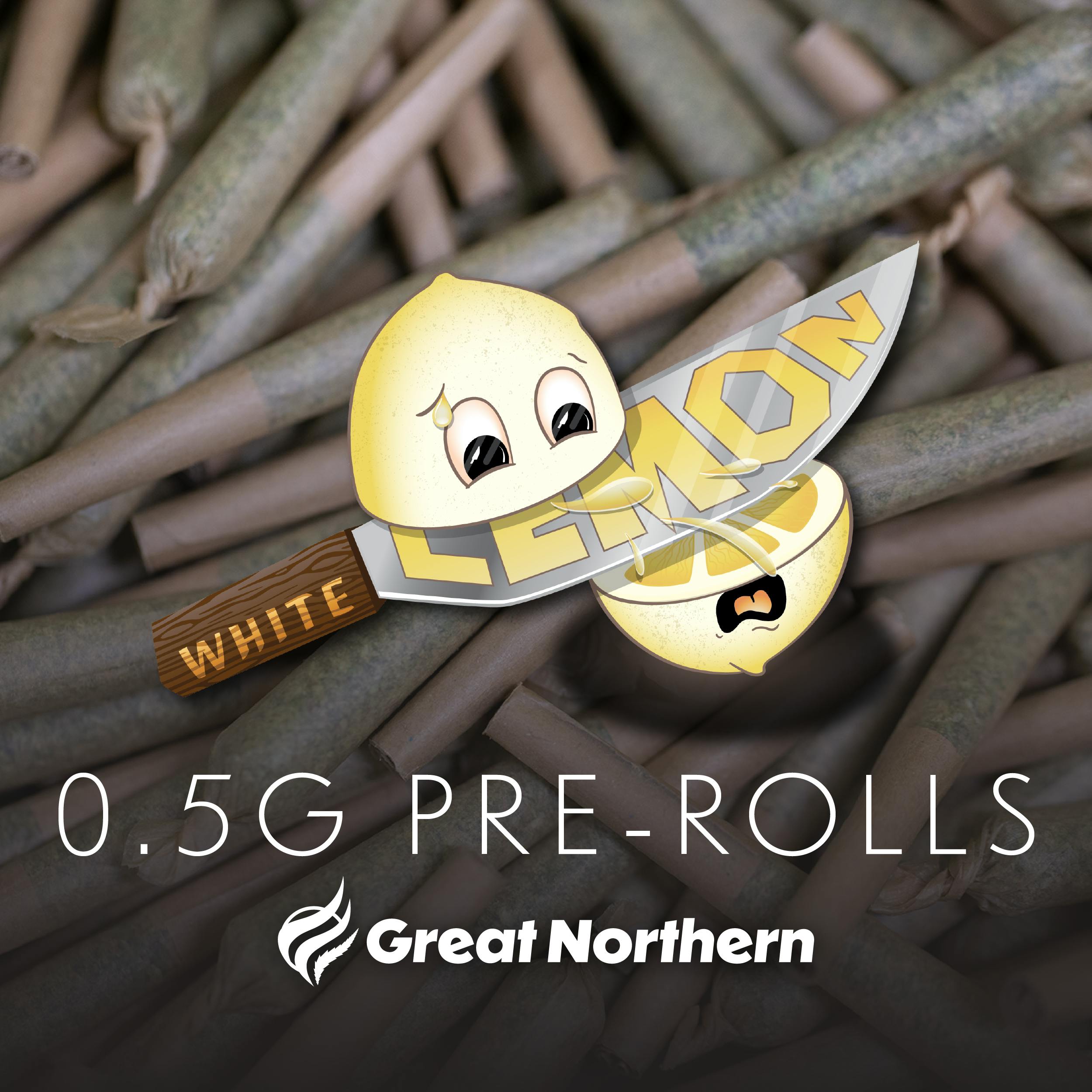 Great Northern Cannabis 0.5g Lemon Alien Pre-Roll (Indica)