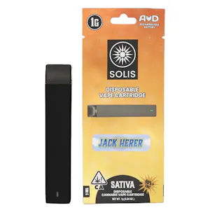 Solis - Jack Herer - Disposable Vape Cart - 1g