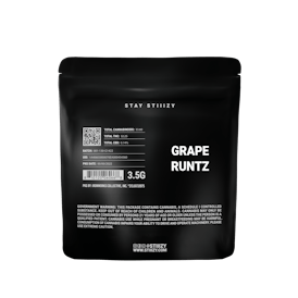 - GRAPE RUNTZ - 3.5G Black Label Mylar