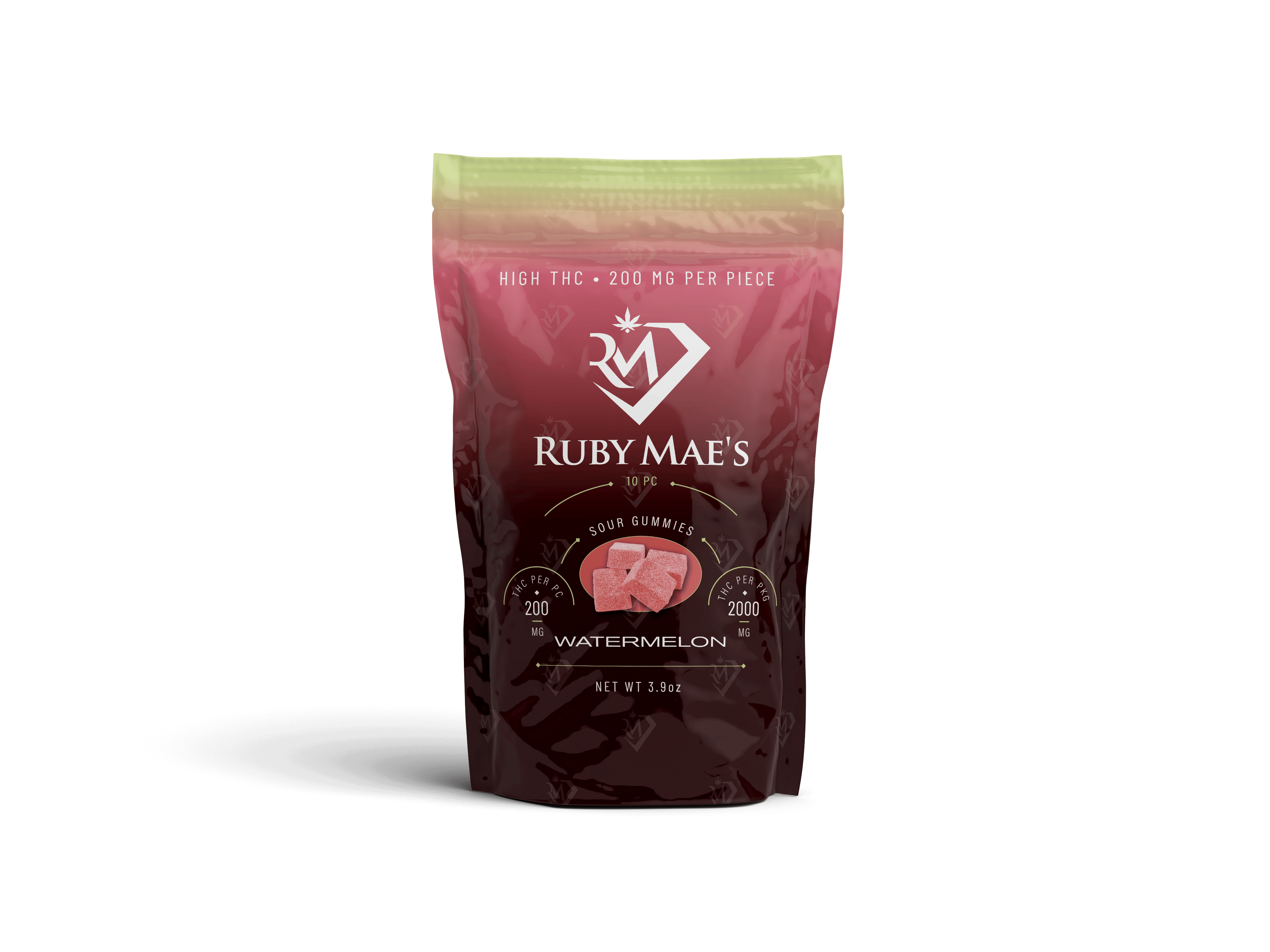 Sour Gummies | Watermelon | 2000mg