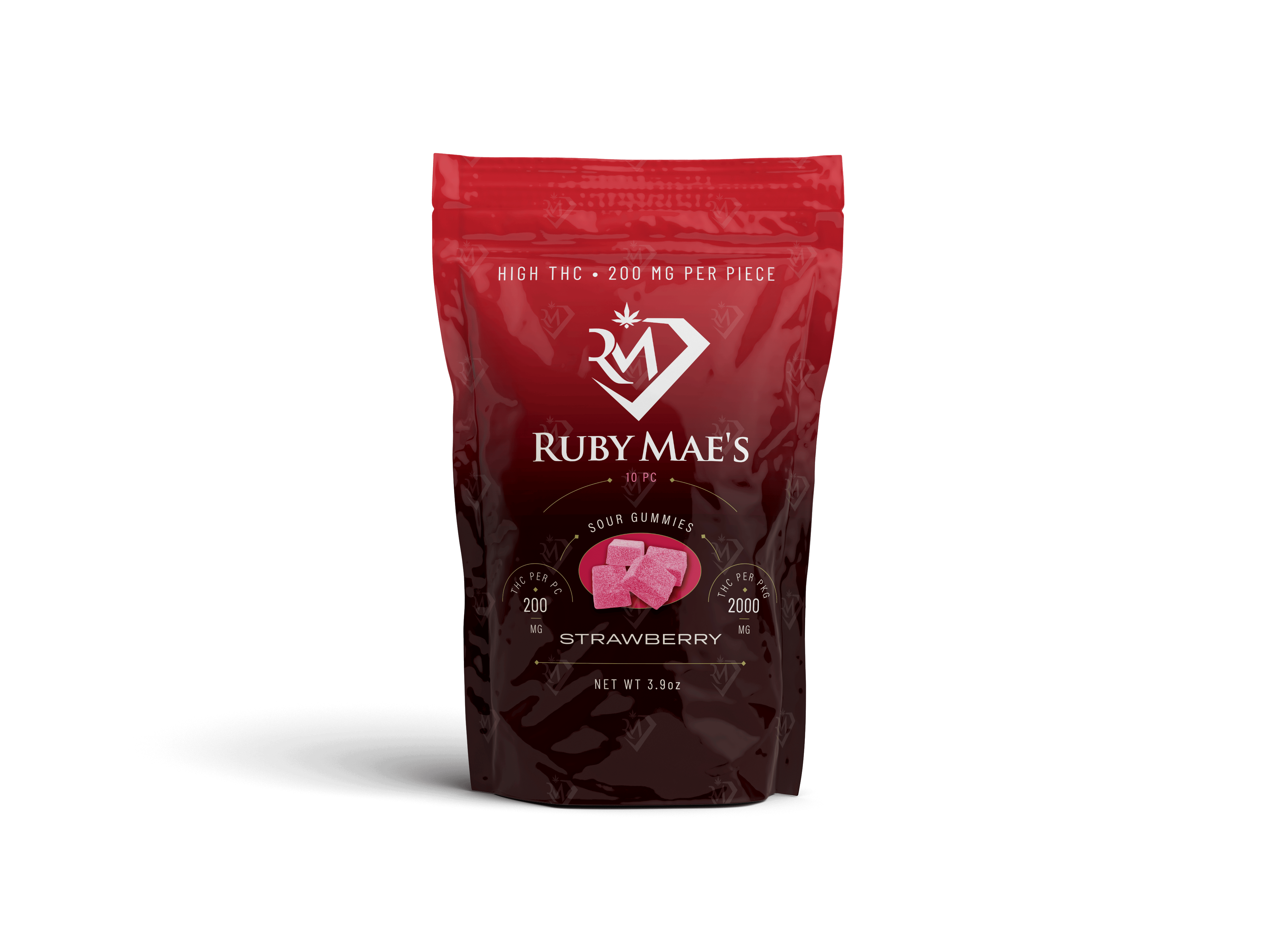 Sour Gummies | Strawberry | 2000mg