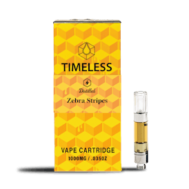 Timeless Zebra Stripes 1000mg Vape Cartridge (Energy)