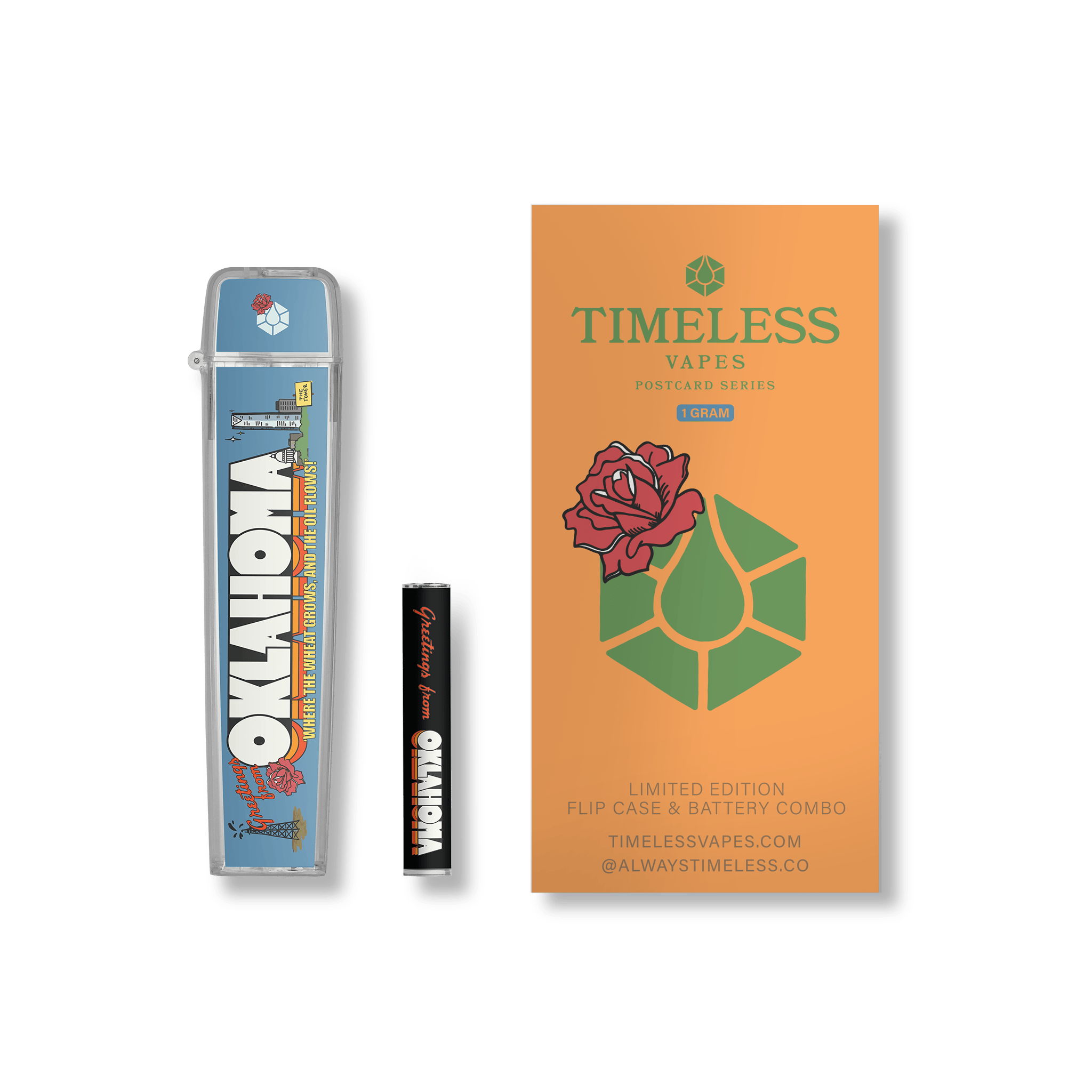 Greetings From Oklahoma Flip Case & Battery Combo | Battery | 1g