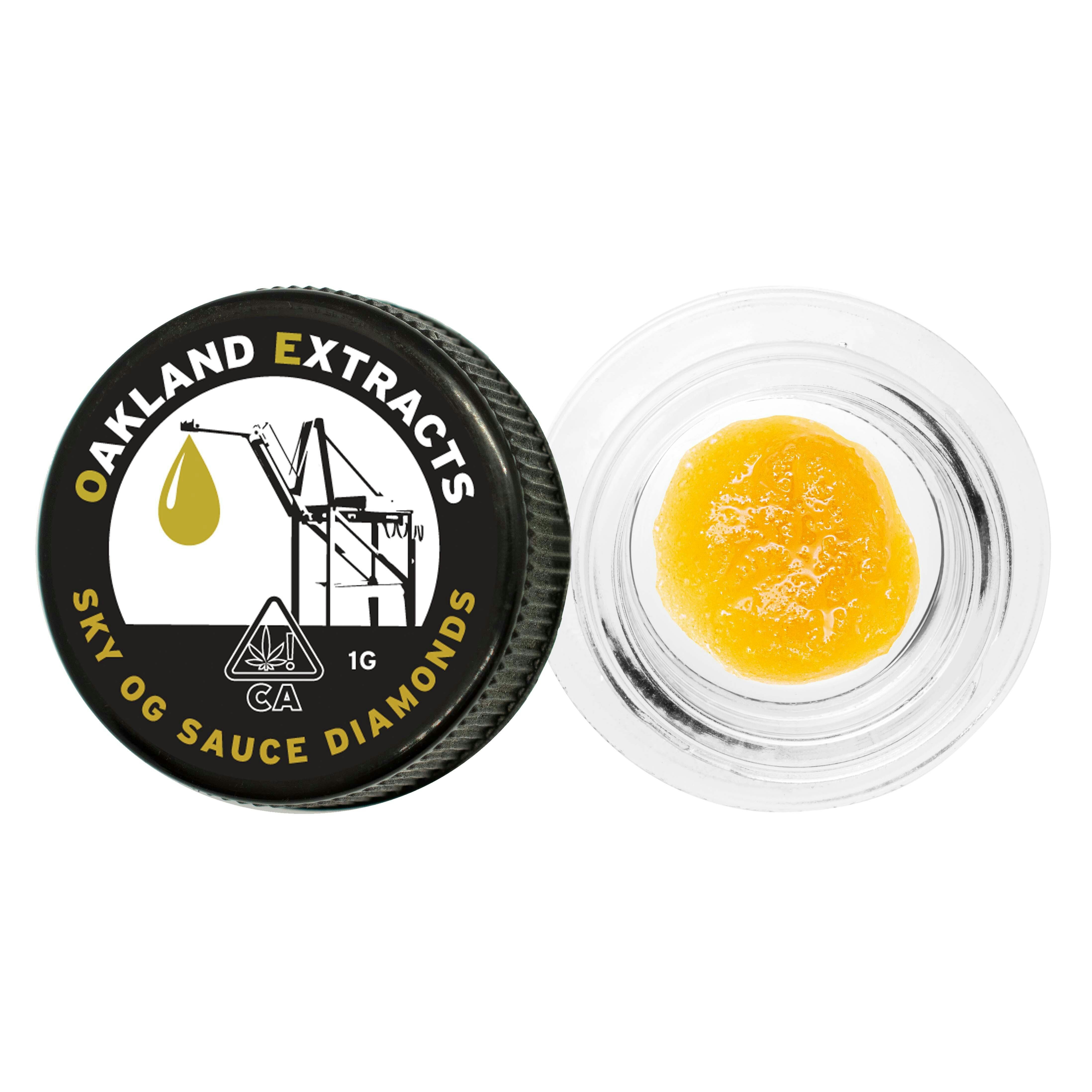 Oakland Extracts Sky OG Sauce Diamonds Weedmaps