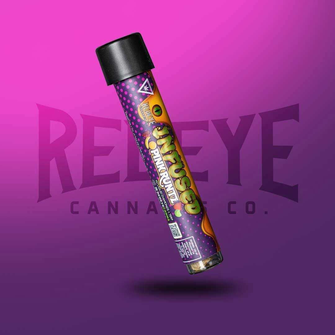 Redeye Cannabis: INFUSED Pink Runtz Pre-roll 1.2G - Redeye Cannabis