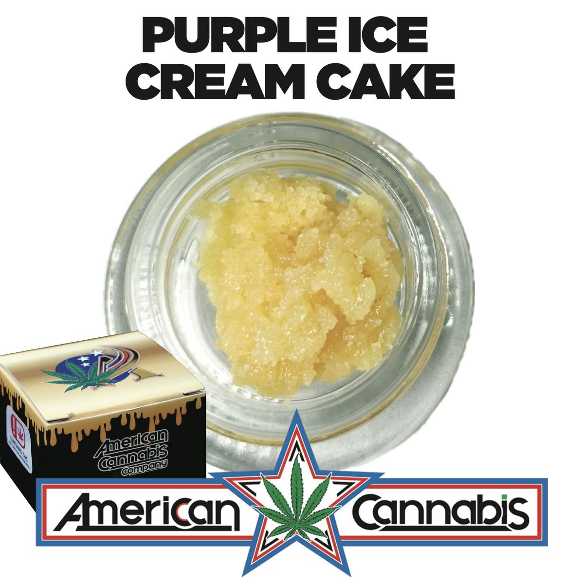 American Cannabis Company [Concentrate] ACC Purple Ice Cream Cake 3.5g