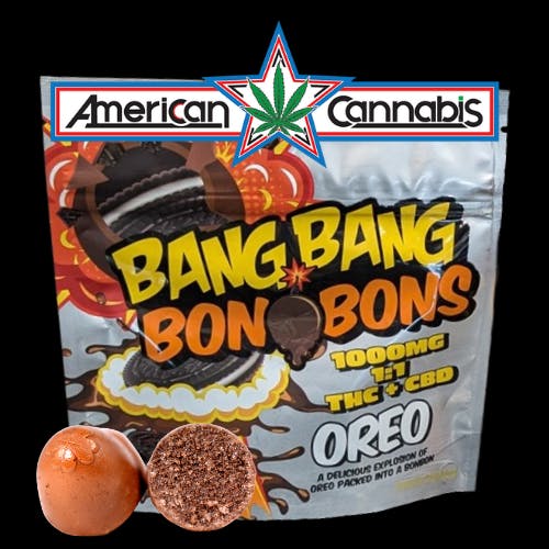 ACC Bang Bang BonBons Oreo 1000mg 1:1 (Hybrid) - American Cannabis