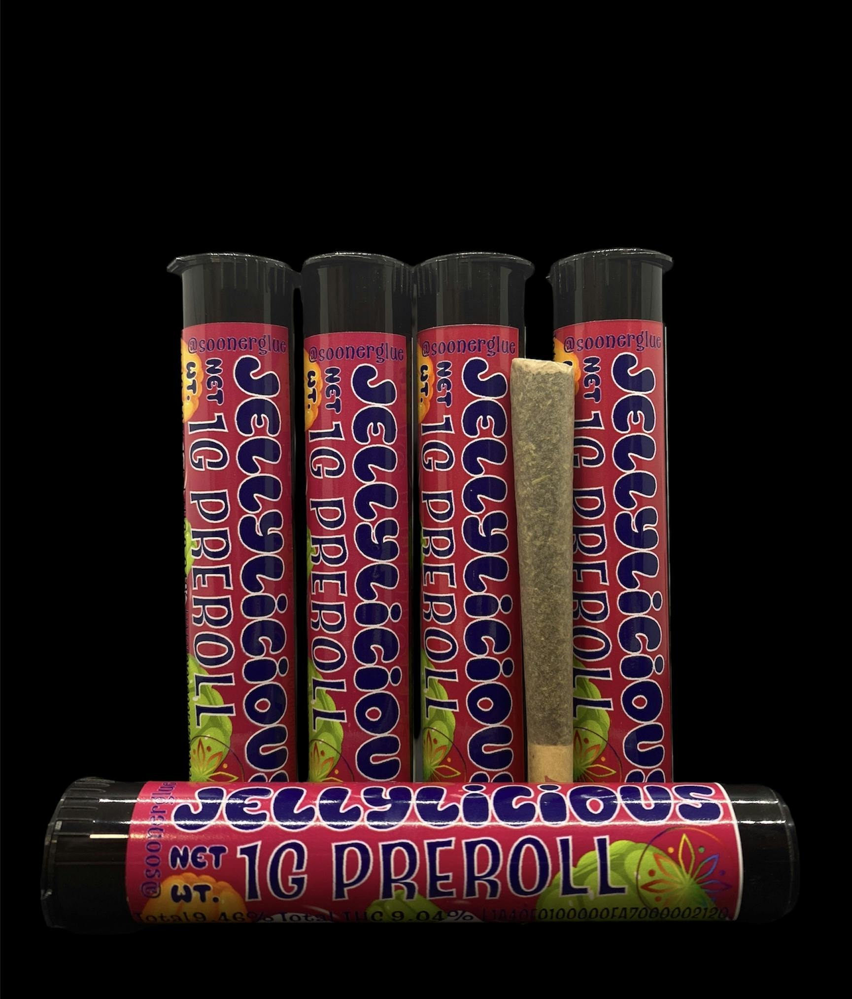 1g Jellylicious Pre-Roll - Sooner Glue