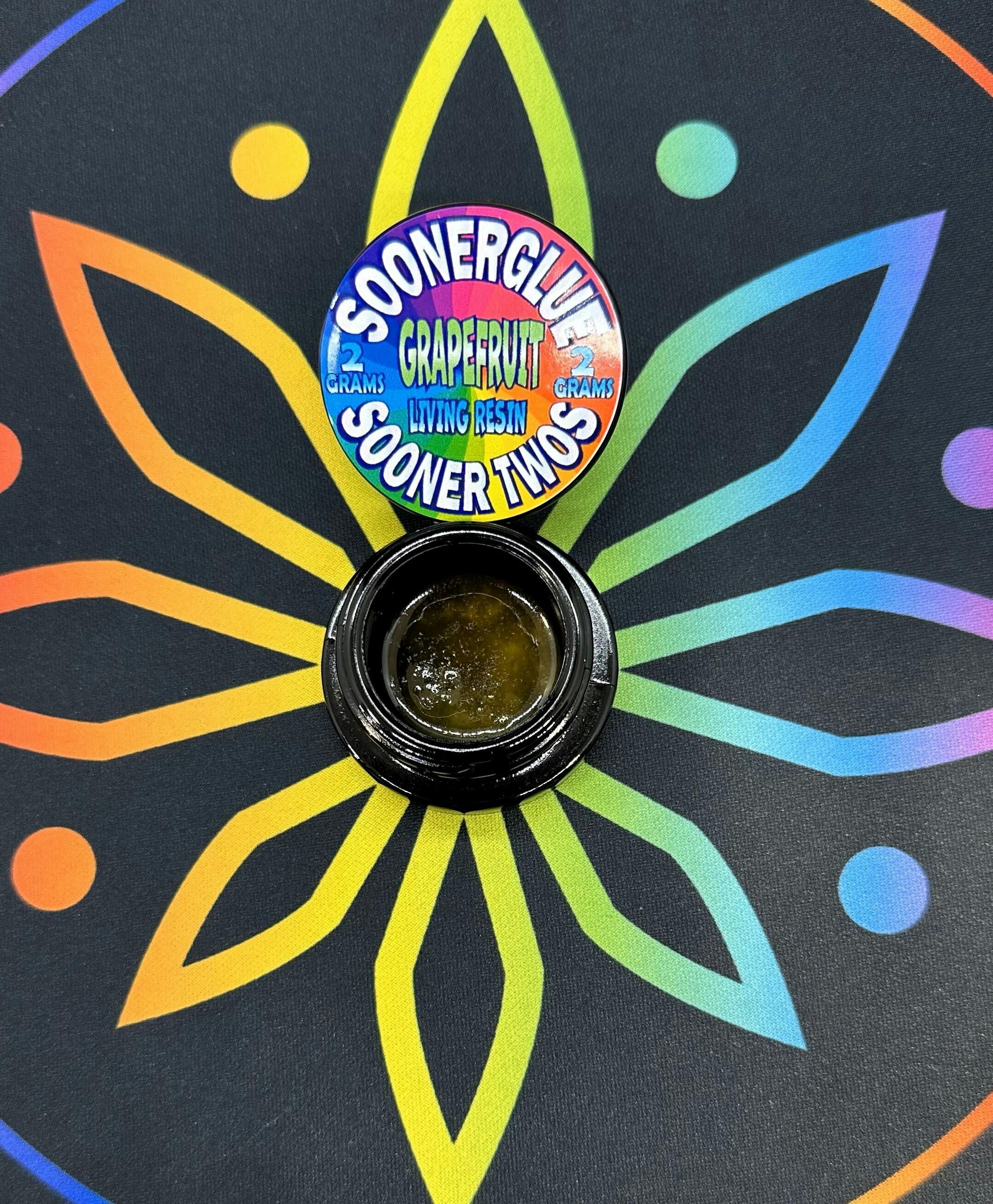 2g Grapefruit Live Resin Sooner Glue