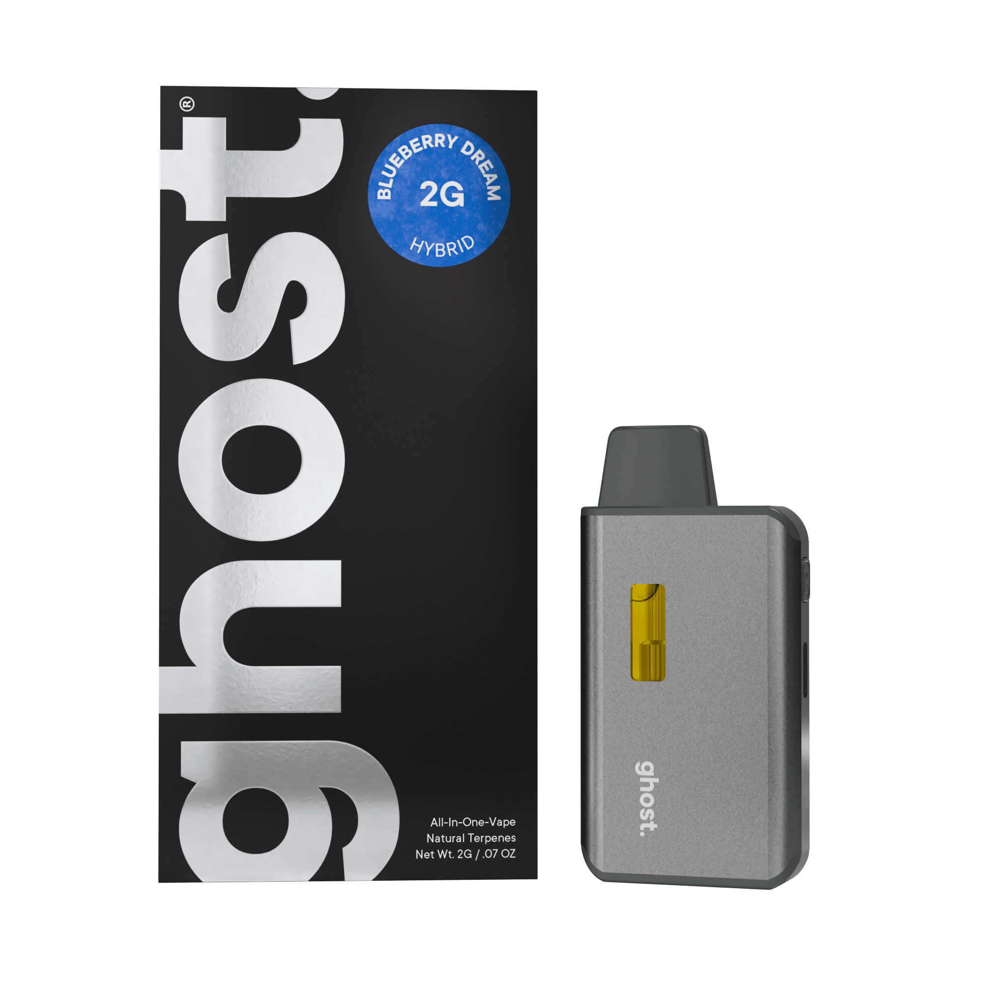 2g Blueberry Dream All-In-One Vape by ghost.