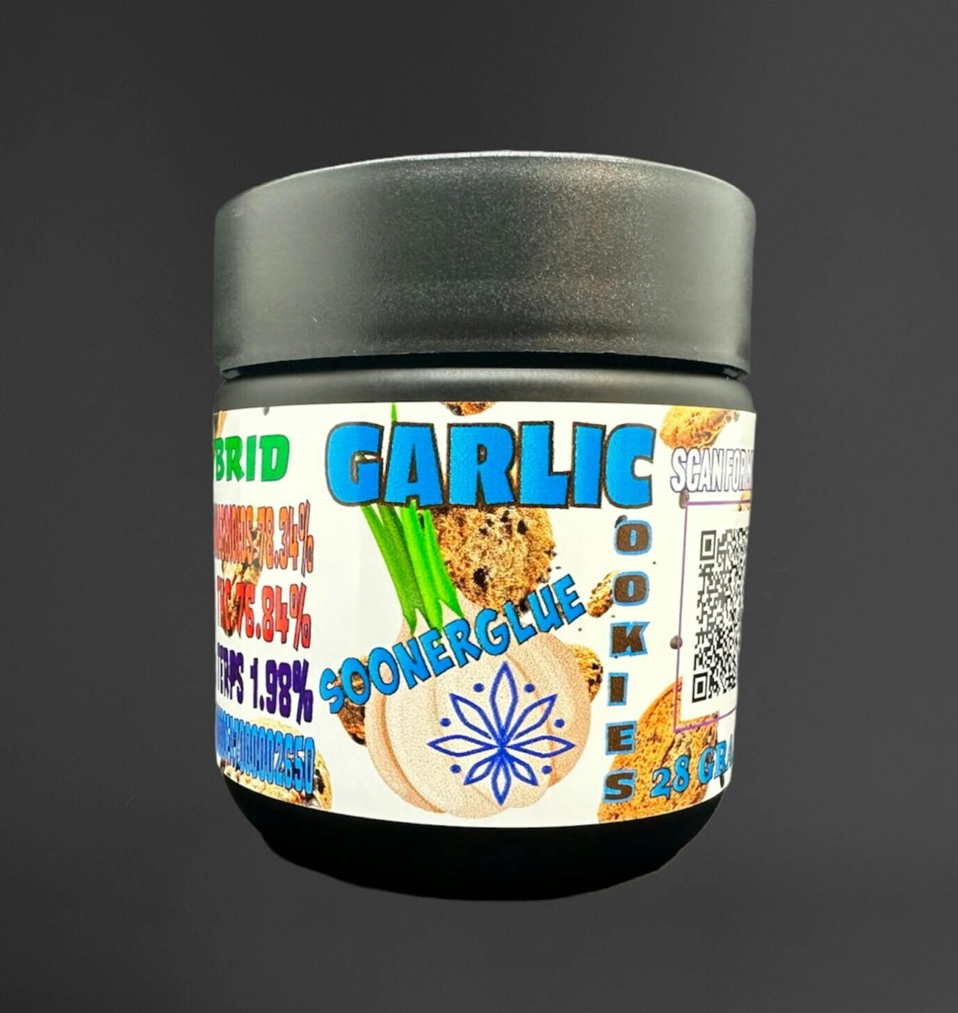 Sooner Glue 28g Garlic Cookies Premium Sugar Weedmaps