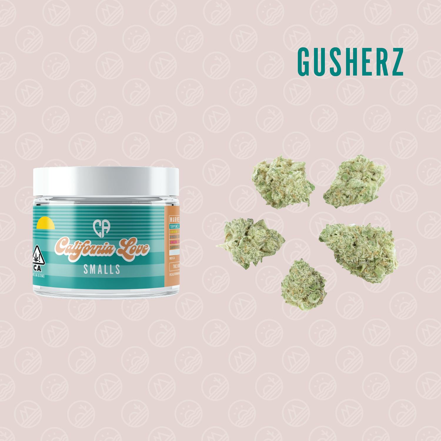 1/8oz Smalls | Gusherz | 3.5g - California Love