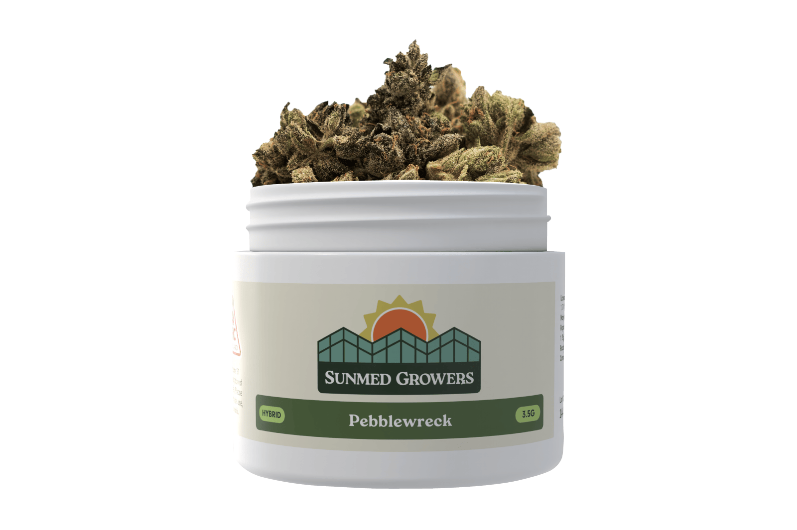 Pebblewreck Flower (3.5g) by SunMed Growers