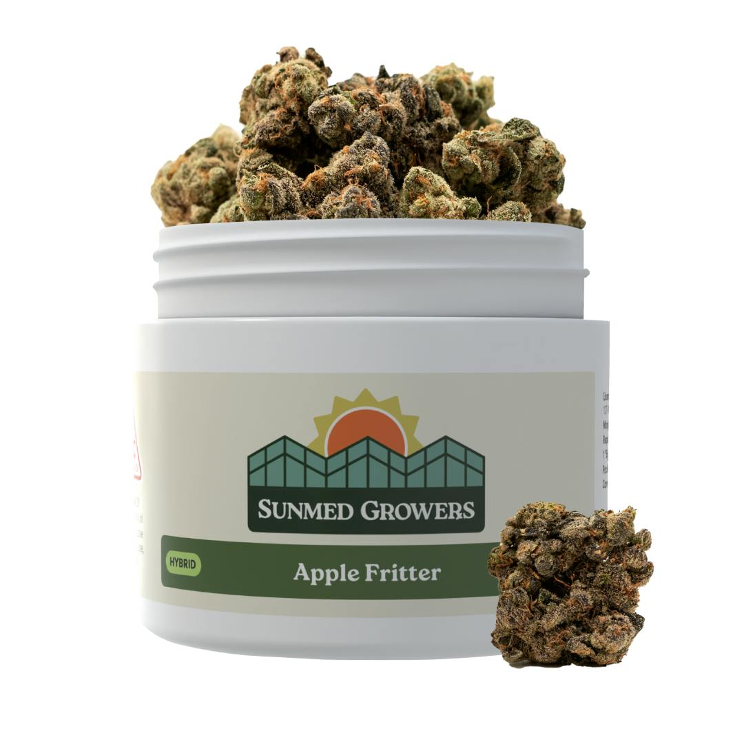 Apple Fritter Flower (3.5g) by SunMed Growers