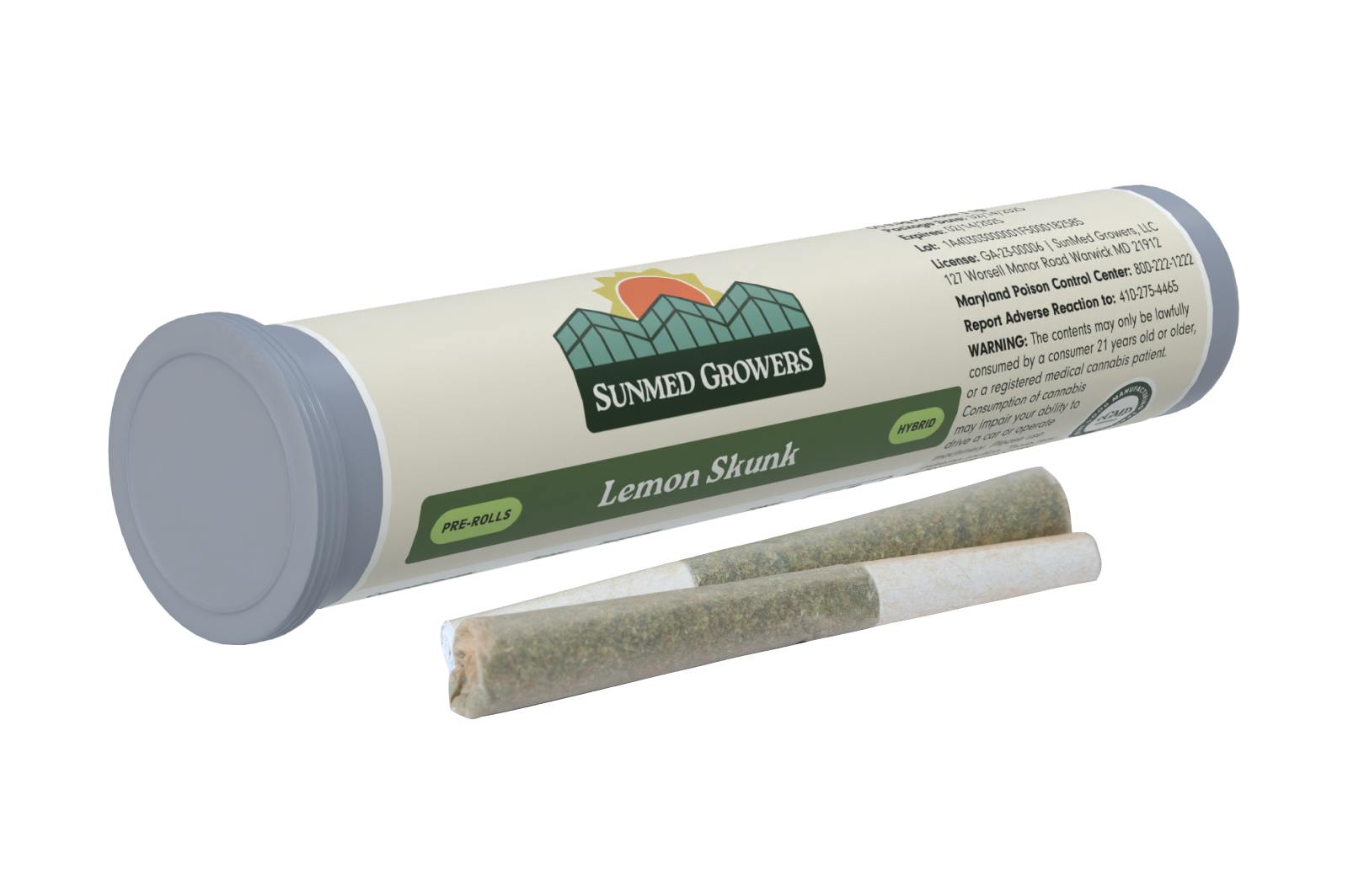 Lemon Skunk Pre Roll 0.5g/2 Pack