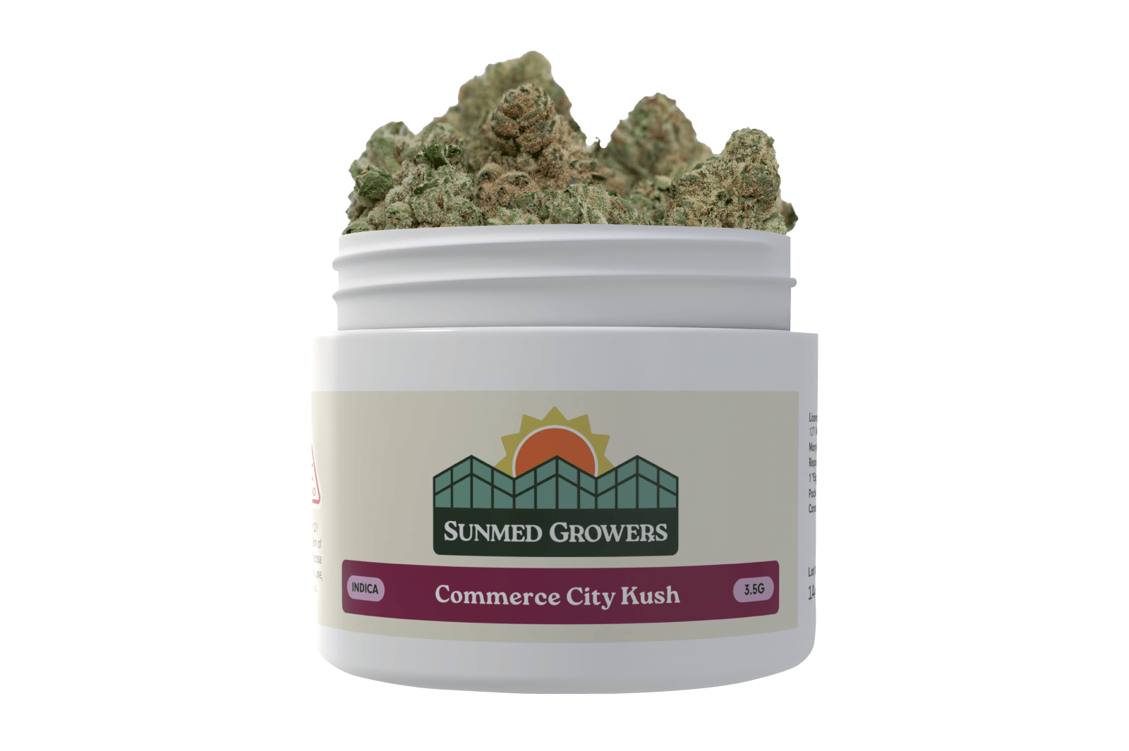 Commerce City Kush Flower (3.5g) by SunMed Growers