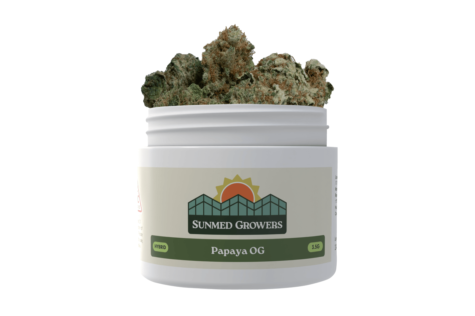 Papaya OG Flower (3.5g) by SunMed Growers