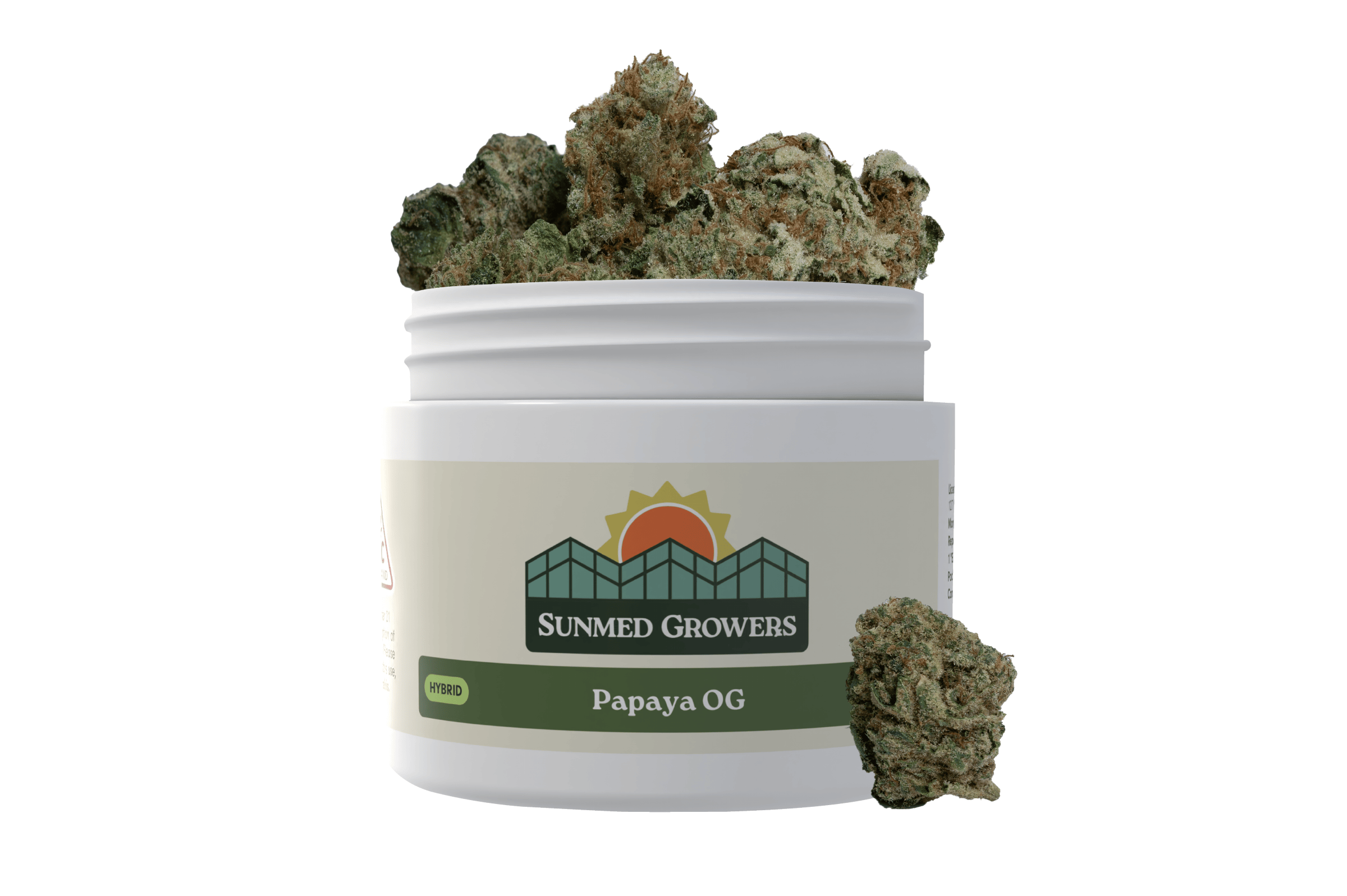 Papaya OG Flower (7g) by SunMed Growers