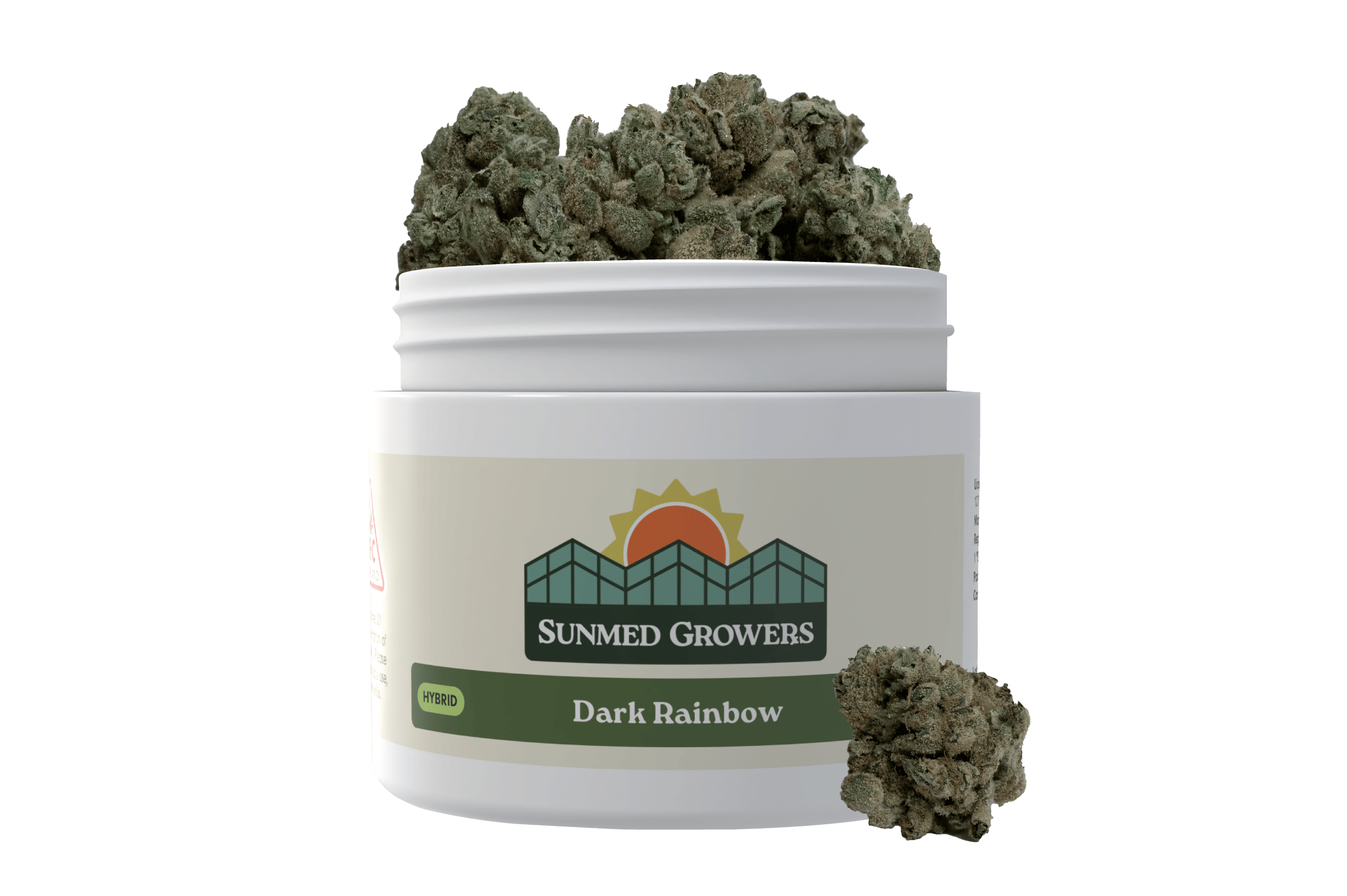 Dark Rainbow Flower (7g) by SunMed Growers