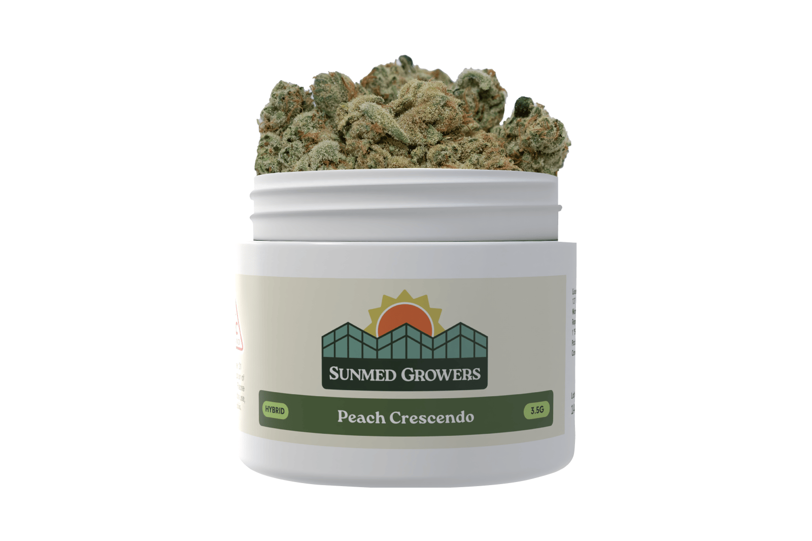 Peach Crescendo Flower (3.5g) by SunMed Growers
