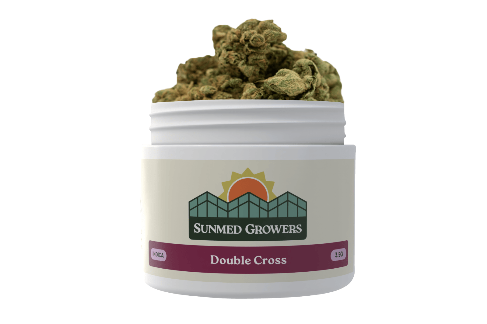 Double Cross Flower (3.5g) by SunMed Growers