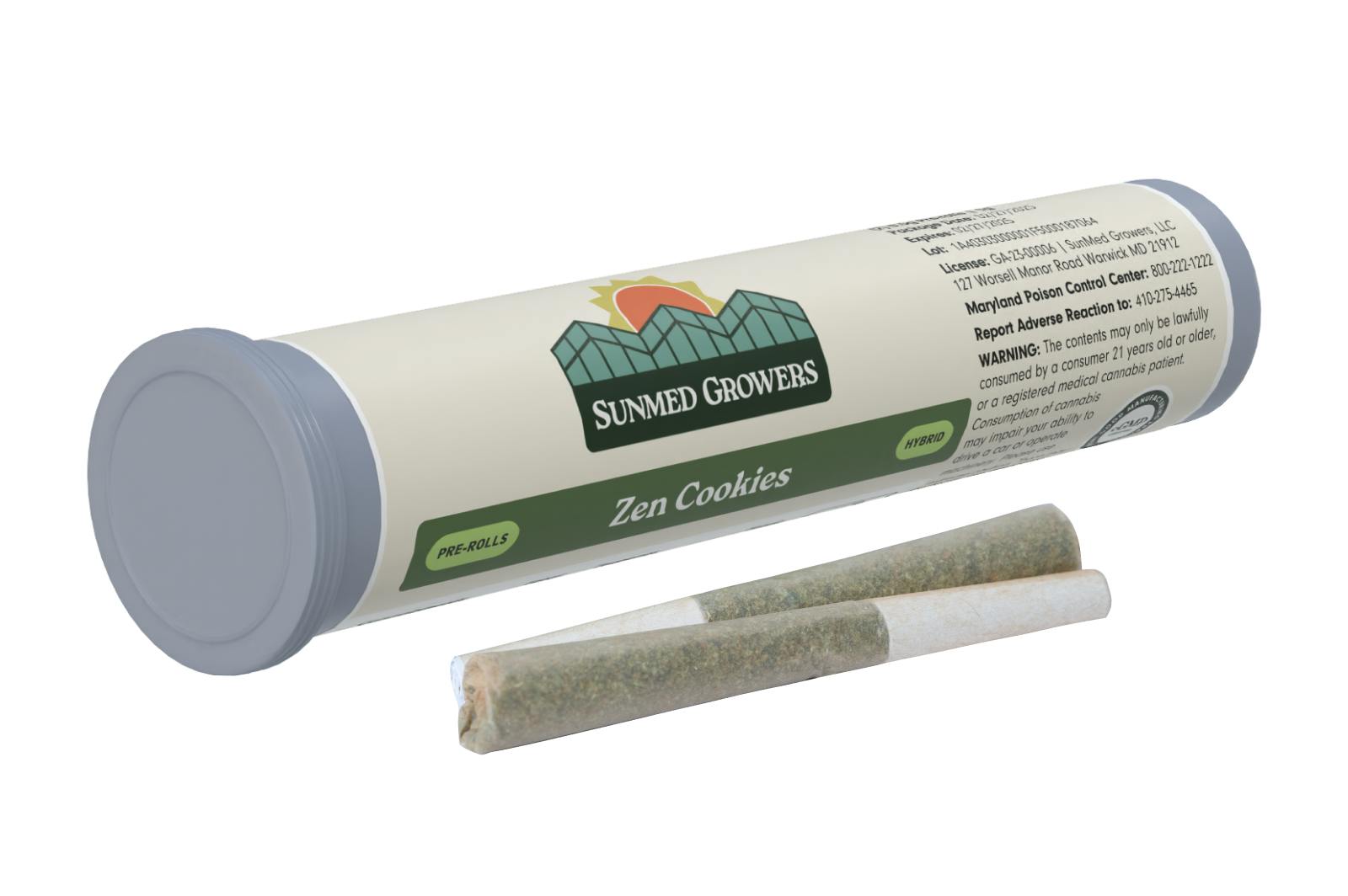 Zen Cookies Pre Roll 0.5g/2 Pack