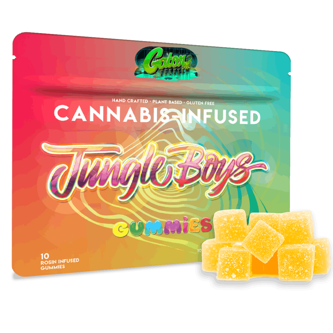Jungle Boys | Gator Breath (Pineapple) - 100mg Rosin Gummies by Jungle Boys