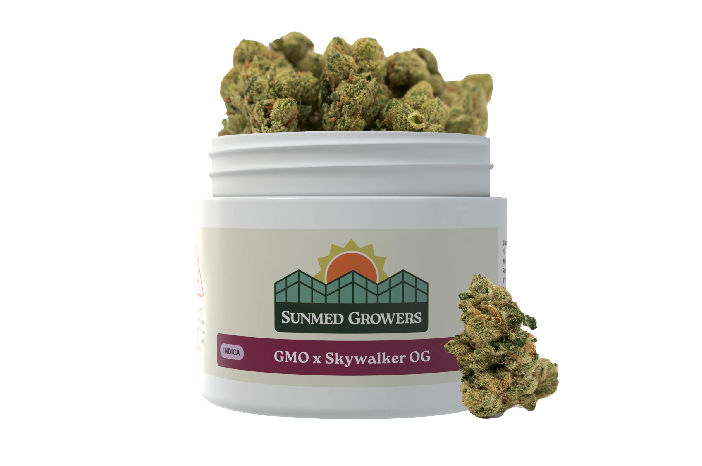 GMO x Skywalker OG Flower (7g) by SunMed Growers