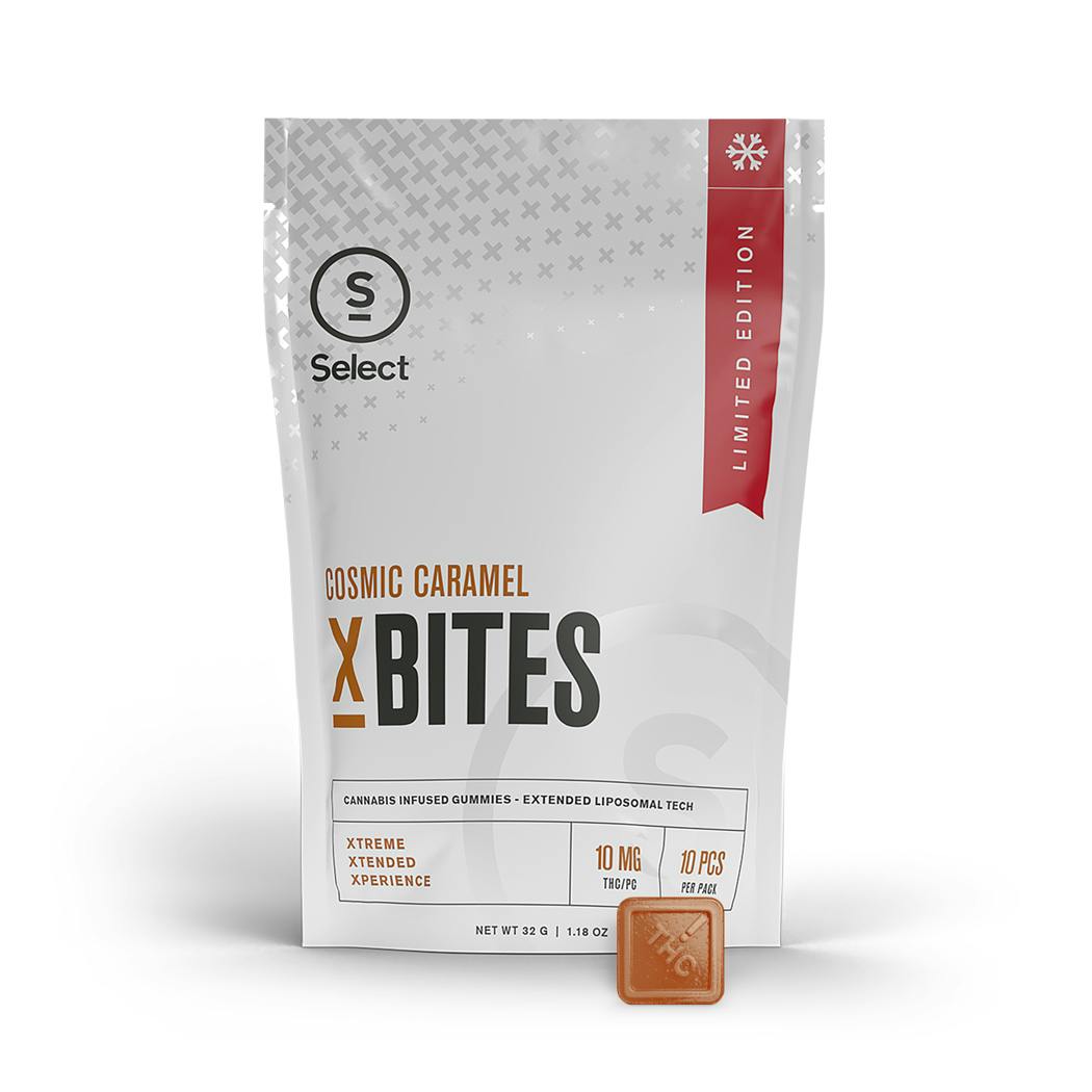 Cosmic Caramel X Bites 10pk (100mg) - Select