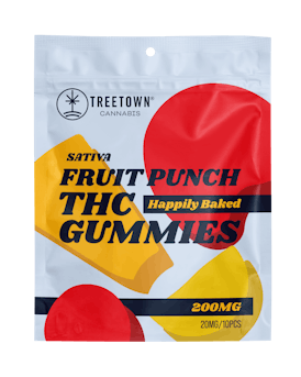 TreeTown 200mg Gummy - Fruit Punch (Sativa)