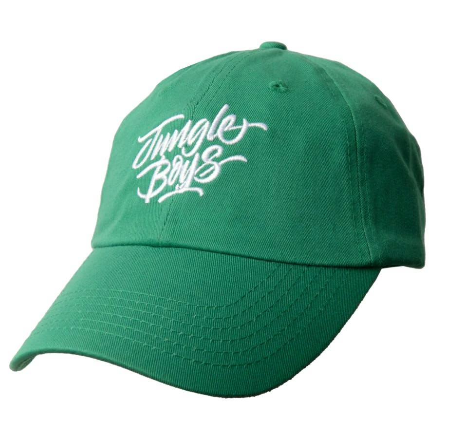 Jungle Boys Clothing | Stacked Dad Cap (Kelly Green/White)