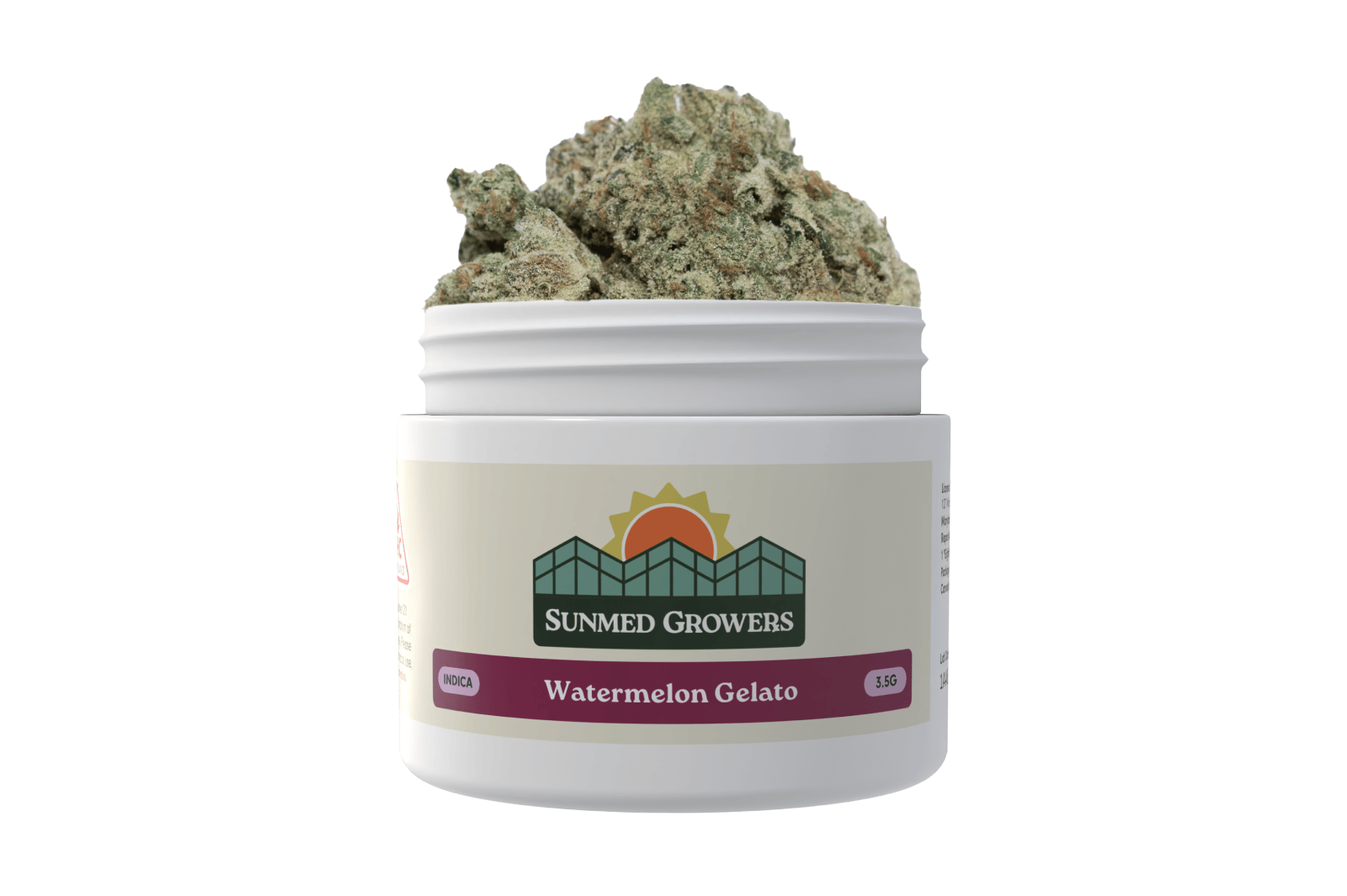 Watermelon Gelato Flower (3.5g) by SunMed Growers