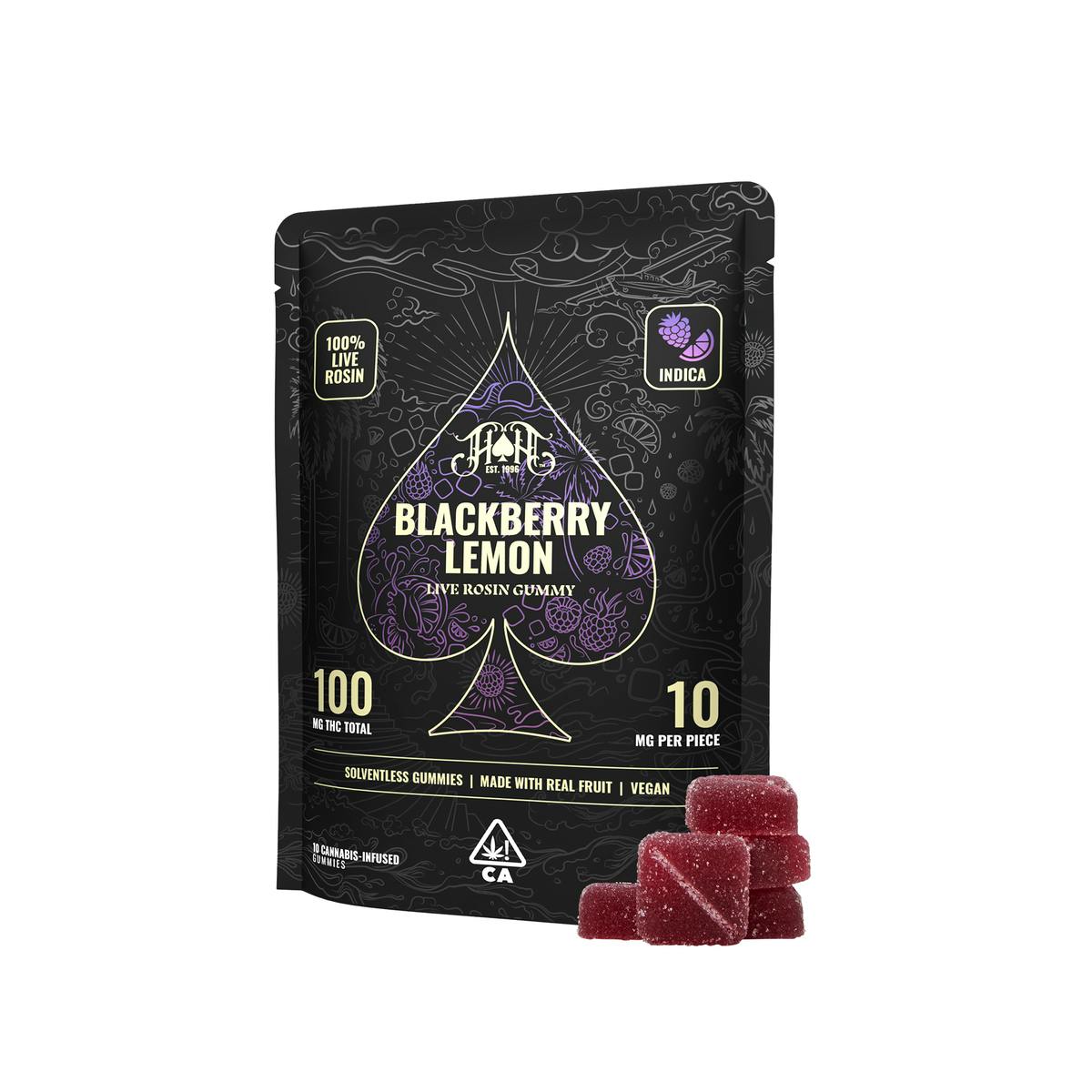 Blackberry Lemon | Indica - Live Rosin Gummies