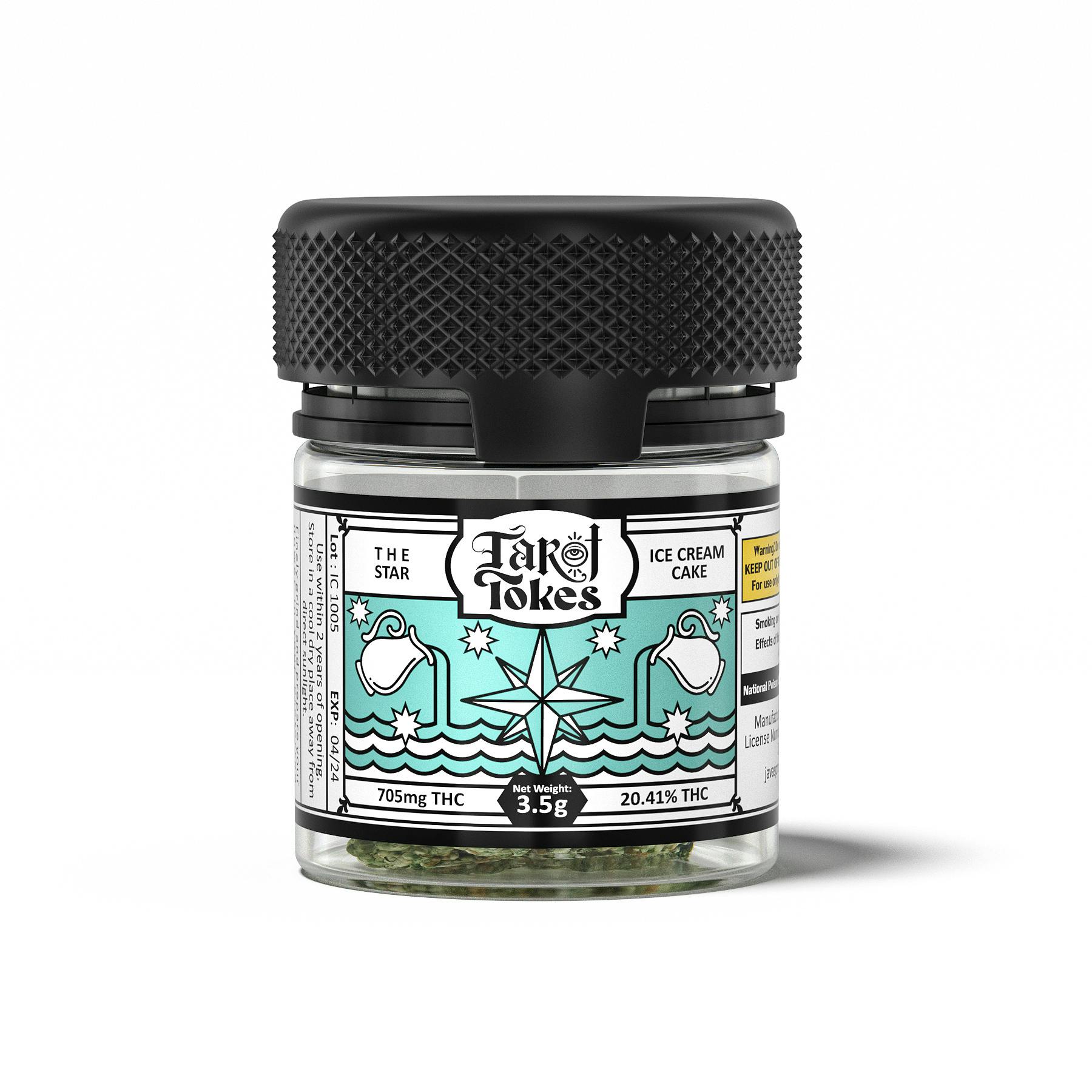 THE STAR - Ice Cream Cake (Eighth) by Tarot Tokes