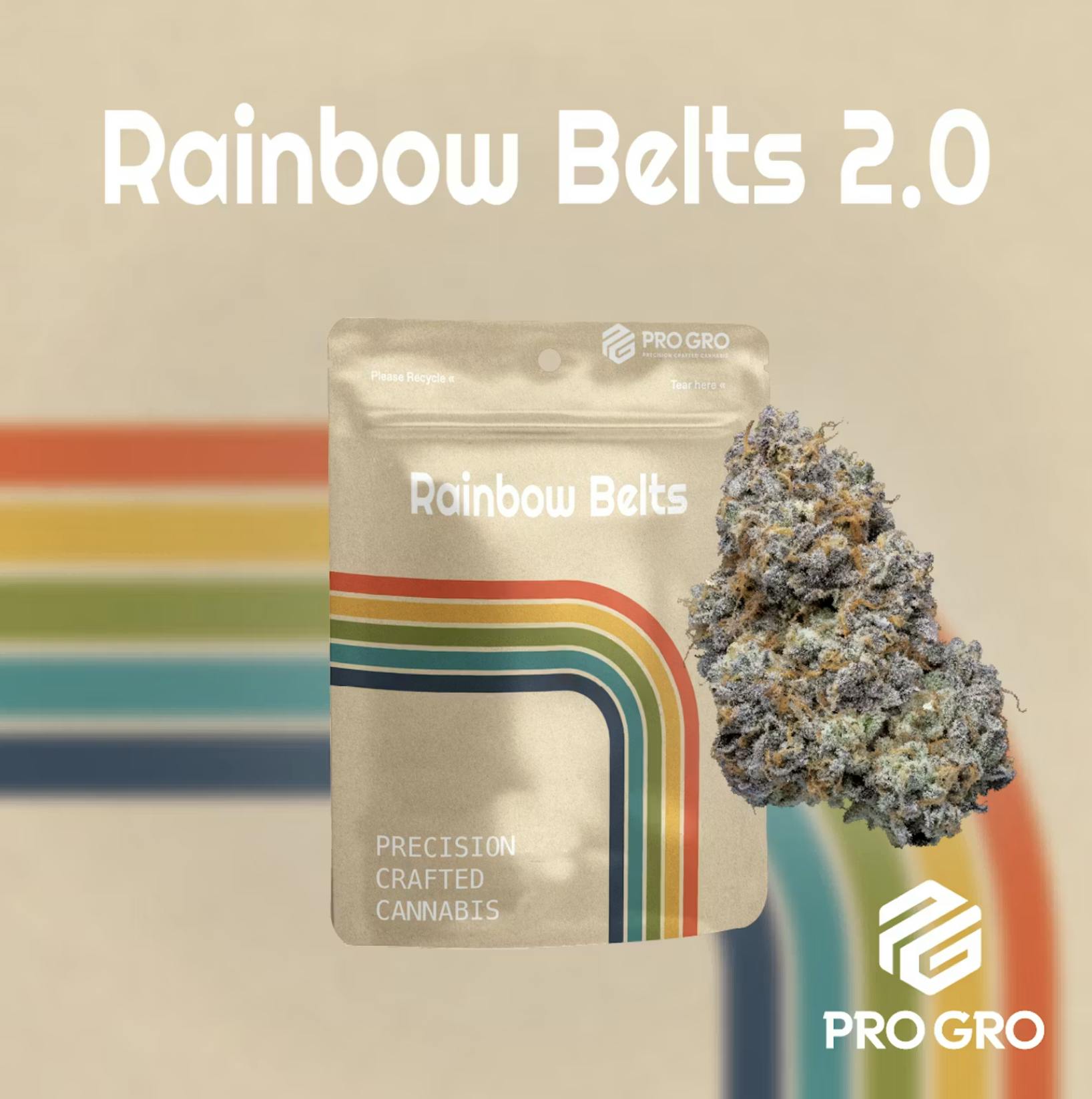 Rainbow Belts 2.0 | Big Buds | 3.5g by Pro Gro