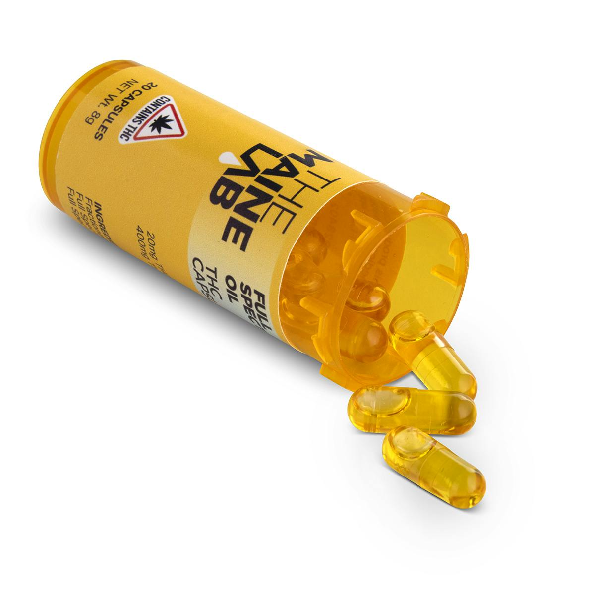 20mg THC Capsules (400mg container) by The Maine Lab