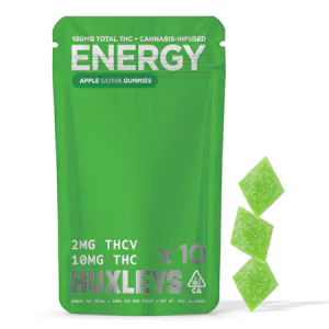HUXLEY'S - Huxleys - Apple - Energy Gummies - 100MG