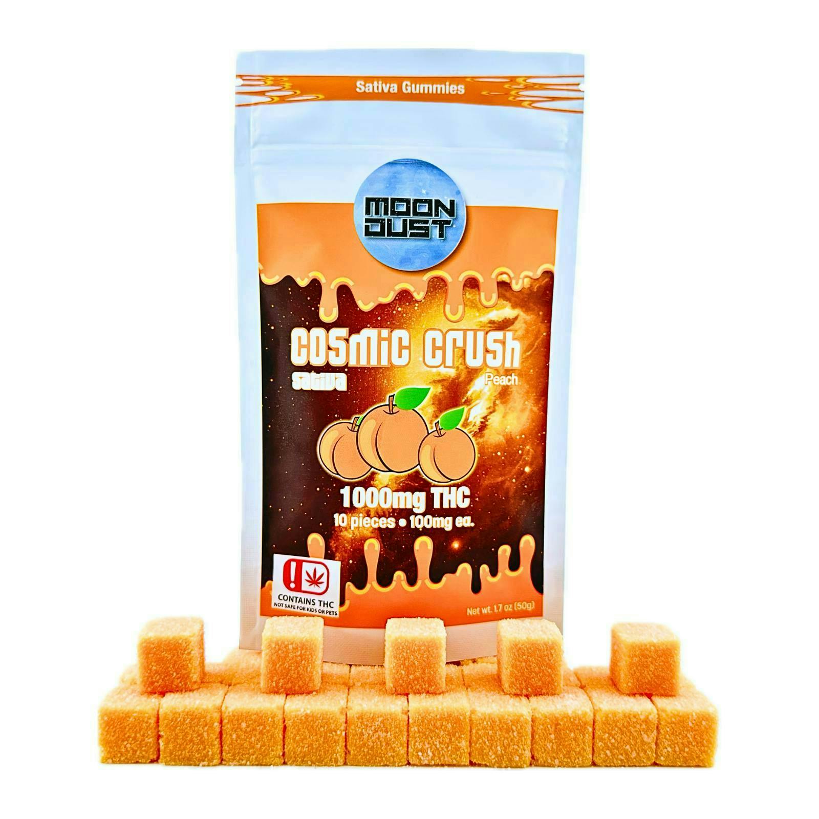 Moon Dust | Cosmic Crush Nano Gummies | 1000mg | 10ct | 100mg/ea