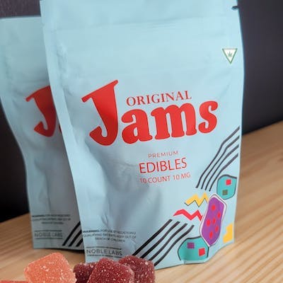 Noble Labs - JAMS Jelly Cubes 10 mg | 10 Pack Tropical Thunder (Sativa) at The Herbalist