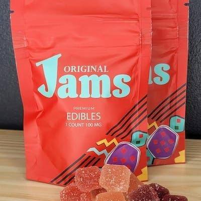 Noble Labs - JAMS Jelly Cubes 100 mg | 1 pk Tropical Thunder (Sativa) at DABBS Cannabis Dispensary