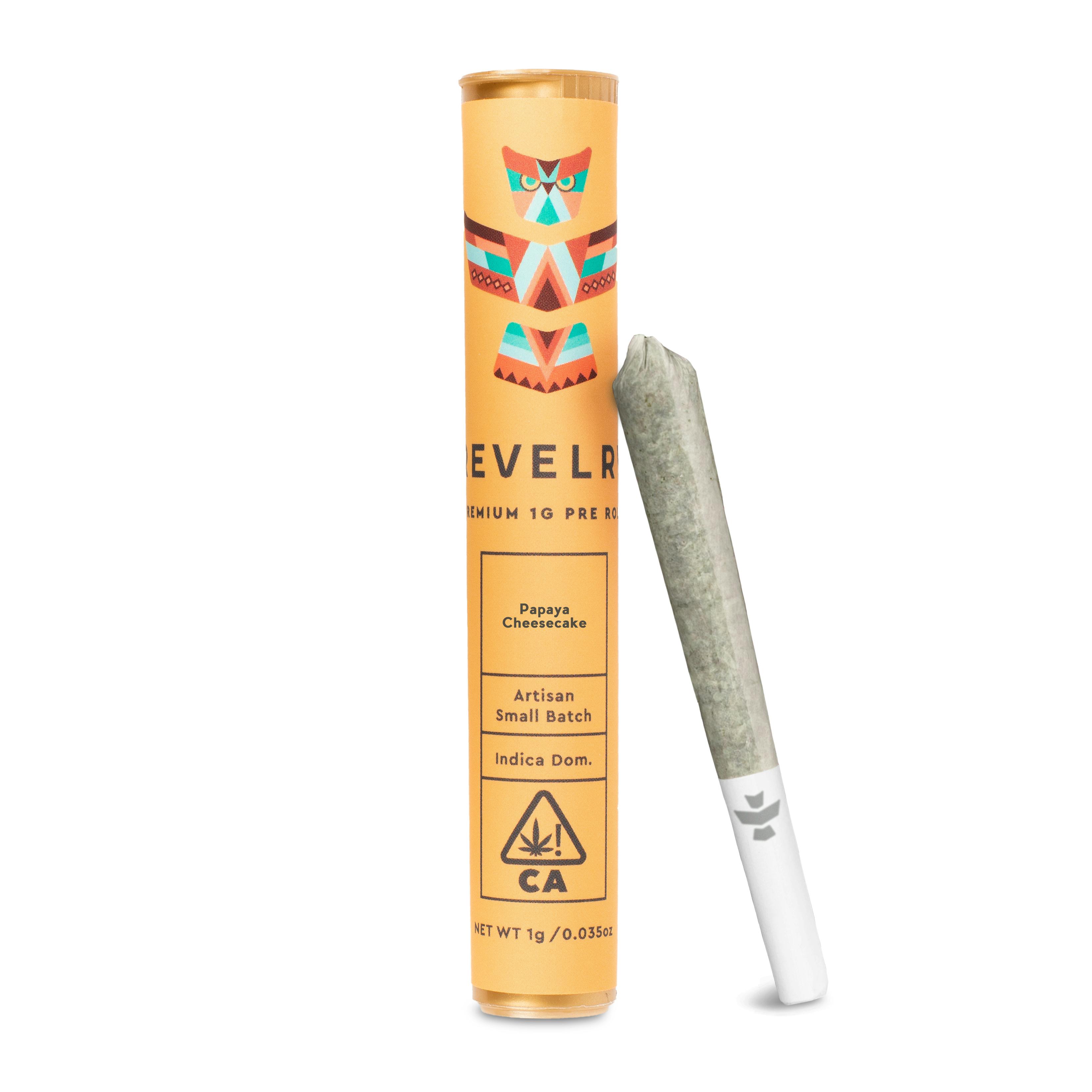 Papaya Cheesecake - Indica - Pre Roll Single (1g)