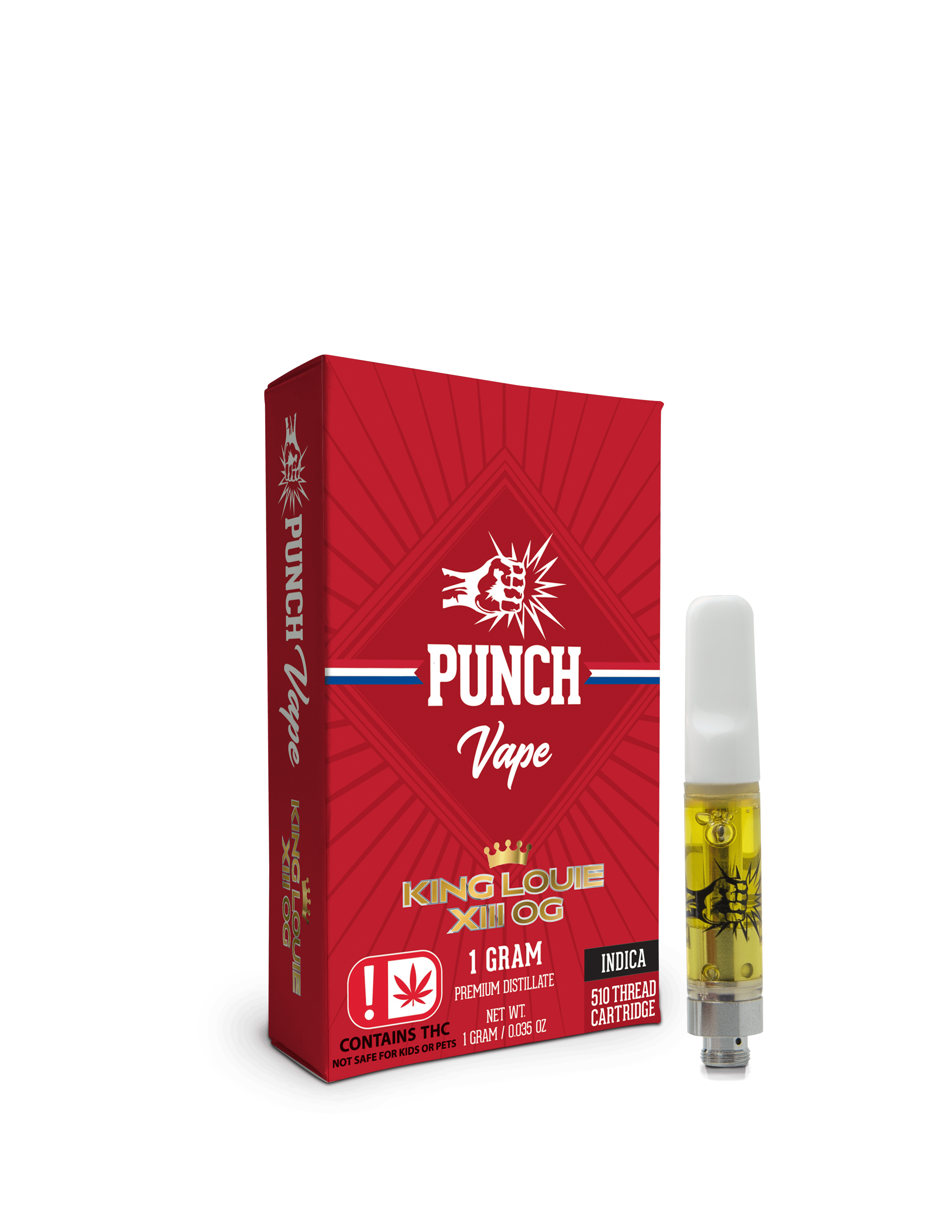 Punch - 510 Distillate Cart - King Louie XIII OG (1g)