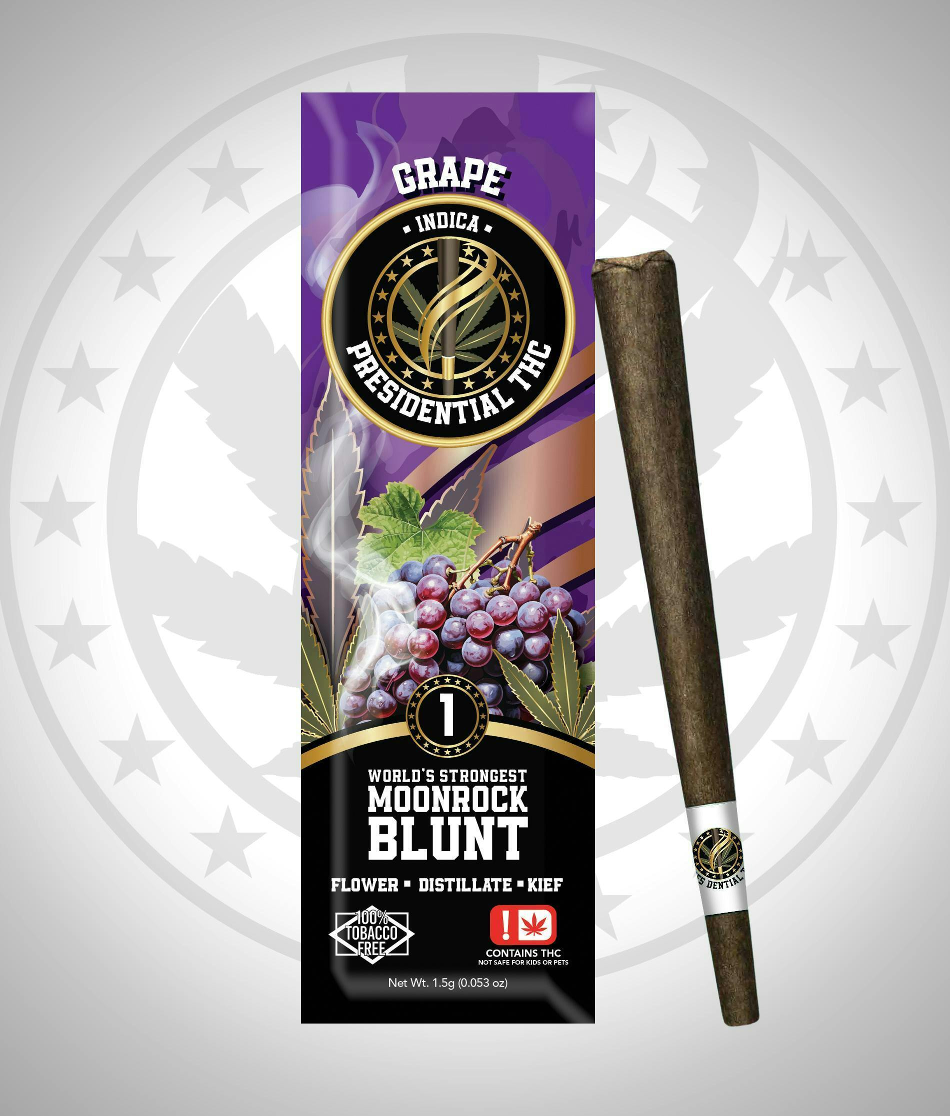 Grape | Moon Rock Infused Blunt | 1.5g