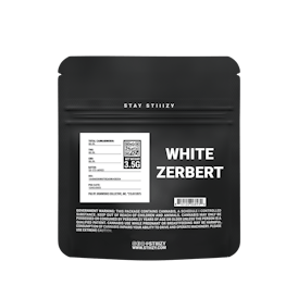 - WHITE ZERBERT - 3.5G Black Label Mylar